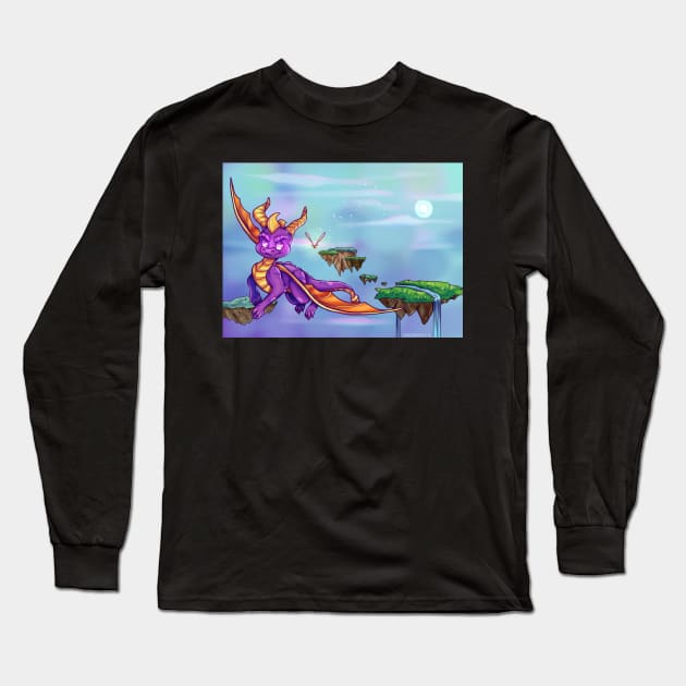 Spyro 2! Long Sleeve T-Shirt by NeonBo